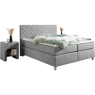 Leonique Bernard Boxspringbett - Komplett mit Topper & Matratze Leonique Bernard Boxspringbett - Komplett mit Topper & Matratze