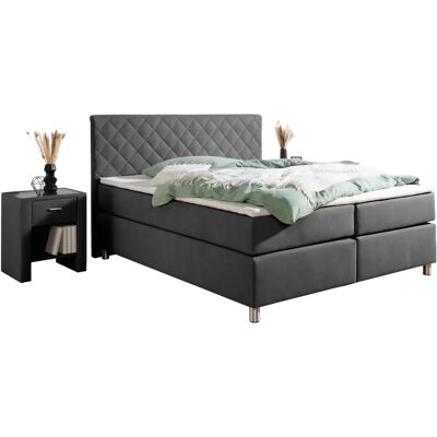 LEONIQUE Bernard - Bonnell-Federkern Boxspringbett - 188x208 cm LEONIQUE Bernard - Bonnell-Federkern Boxspringbett - 188x208 cm