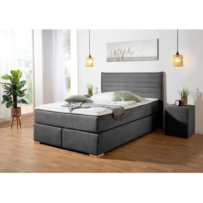 Home affaire - Östermoor - anthrazit - Boxspringbett Home affaire - Östermoor - anthrazit - Boxspringbett