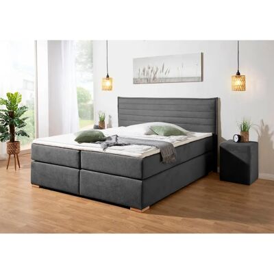 Home affaire - Östermoor - anthrazit - Boxspringbett Home affaire - Östermoor - anthrazit - Boxspringbett