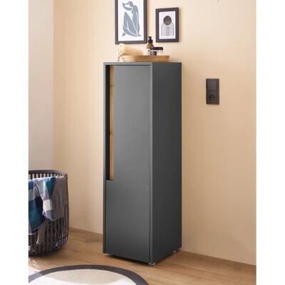 INOSIGN Midischrank GIRON/CiTY - Griffmulde - 34×34×114 cm - Midischrank INOSIGN Midischrank GIRON/CiTY - Griffmulde - 34×34×114 cm - Midischrank