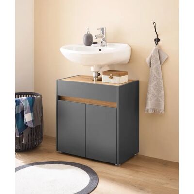 INOSIGN GIRON Badschrank - Anthrazit, 60cm, Modernes Design INOSIGN GIRON Badschrank - Anthrazit, 60cm, Modernes Design