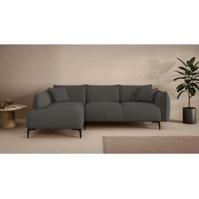 LEGER HOME Adelita Ecksofa Dunkelgrau - Sofa LEGER HOME Adelita Ecksofa Dunkelgrau - Sofa