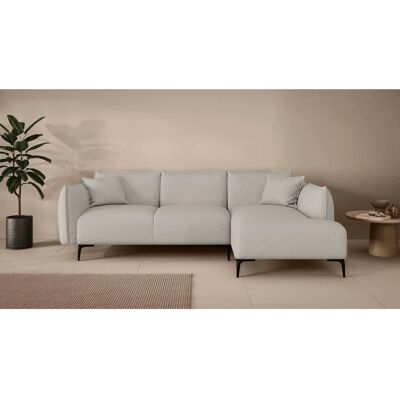 LEGER HOME BY Adelita Sofa mit Ottomane - 4-Sitzer, Grau LEGER HOME BY Adelita Sofa mit Ottomane - 4-Sitzer, Grau