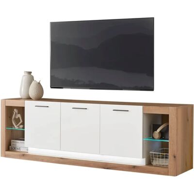 INOSIGN Brixen - Moderner TV-Schrank mit Eiche Evoke/Weiß - 198cm INOSIGN Brixen - Moderner TV-Schrank mit Eiche Evoke/Weiß - 198cm