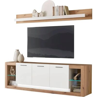 INOSIGN Brixen Moderne Wohnzimmermöbel - Eiche Evoke/Weiß INOSIGN Brixen Moderne Wohnzimmermöbel - Eiche Evoke/Weiß