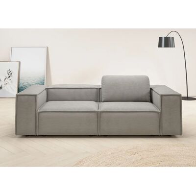 Places of Style - Watertown - 246 cm - Grau - Sofa Places of Style - Watertown - 246 cm - Grau - Sofa