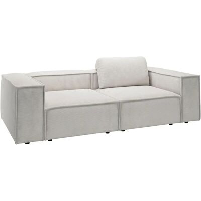 Places of Style Watertown - weiß - 246 cm - Feincord - Sofa Places of Style Watertown - weiß - 246 cm - Feincord - Sofa