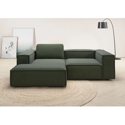 Places of Style Watertown - oliv - 246 cm breiter - Longchair links - Sofa Places of Style Watertown - oliv - 246 cm breiter - Longchair links - Sofa