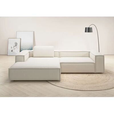 Places of Style Watertown - Weiß 306cm Linke Ottomane Sofa Places of Style Watertown - Weiß 306cm Linke Ottomane Sofa