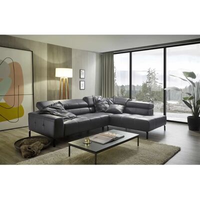 Places of Style - Cleveland - fango - Leder - Sofa Places of Style - Cleveland - fango - Leder - Sofa