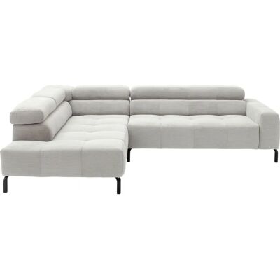 Places of Style - Cleveland L-Form - Silber - 276 cm - Sofa Places of Style - Cleveland L-Form - Silber - 276 cm - Sofa