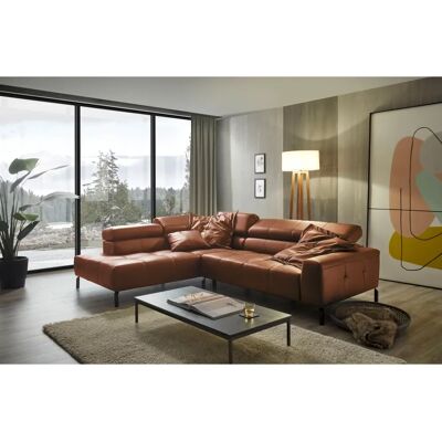 Places of Style - Cleveland - L-Form - Braun - Sofa Places of Style - Cleveland - L-Form - Braun - Sofa