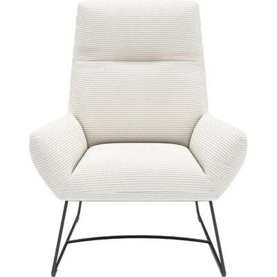 Places of Style - Basic Relaxsessel - snow - Cord - Armchair Places of Style - Basic Relaxsessel - snow - Cord - Armchair