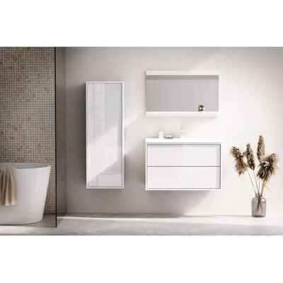 Welltime - WELLTIME - Weißgloss - 80cm - Bathroom vanity Welltime - WELLTIME - Weißgloss - 80cm - Bathroom vanity