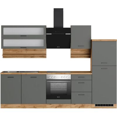 KOCHSTATION - Betty - grau matt - Kitchen unit KOCHSTATION - Betty - grau matt - Kitchen unit