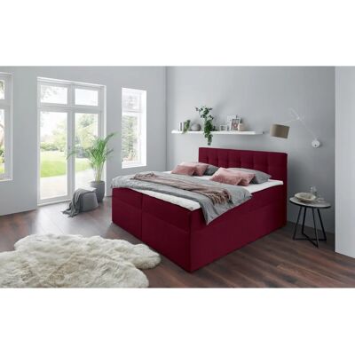 Places of Style - Places of Style - Bordeaux meliert - Bett Places of Style - Places of Style - Bordeaux meliert - Bett