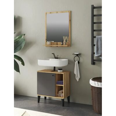 INOSIGN Oslo Wandspiegel - Skandinavisches Design - FSC-zertifiziertes Holz - 60x65cm INOSIGN Oslo Wandspiegel - Skandinavisches Design - FSC-zertifiziertes Holz - 60x65cm
