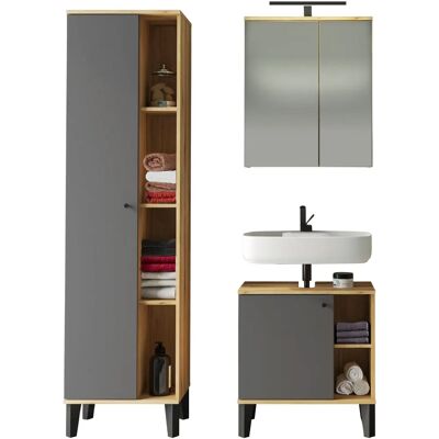 INOSIGN - OSLO - Eiche Evoke - Grau - Bathroom Set INOSIGN - OSLO - Eiche Evoke - Grau - Bathroom Set