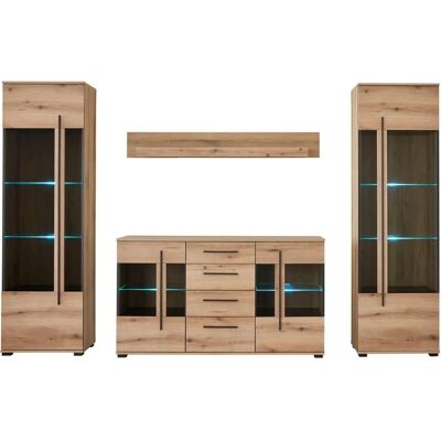 INOSIGN Cantara Moderne Anbauwand in Eiche Evoke - Wohnzimmer-Set INOSIGN Cantara Moderne Anbauwand in Eiche Evoke - Wohnzimmer-Set