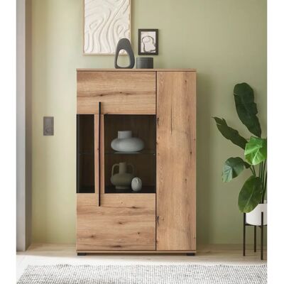 INOSIGN Cantara Eiche Evoke Glastür Vitrine - Vitrine INOSIGN Cantara Eiche Evoke Glastür Vitrine - Vitrine