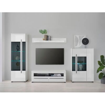 INOSIGN Cantara Modernes Wohnzimmer-Set - Vitrinen, Lowboard, Wandregal INOSIGN Cantara Modernes Wohnzimmer-Set - Vitrinen, Lowboard, Wandregal