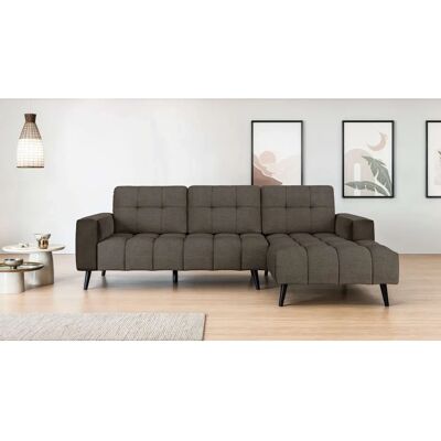 INOSIGN SERINE Recamiere Sofa - 253x91x161 cm - Braun - Sofas INOSIGN SERINE Recamiere Sofa - 253x91x161 cm - Braun - Sofas