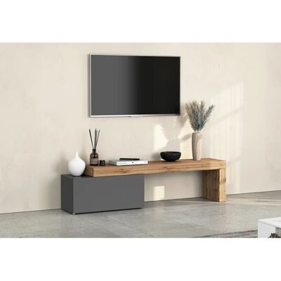 INOSIGN Chronos TV-Board, Lowboard, anthrazit, eiche wotan - Sideboards INOSIGN Chronos TV-Board, Lowboard, anthrazit, eiche wotan - Sideboards