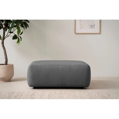 INOSIGN Torge - Grau, Cord, 100% Polyester, Hocker - Polsterhocker INOSIGN Torge - Grau, Cord, 100% Polyester, Hocker - Polsterhocker