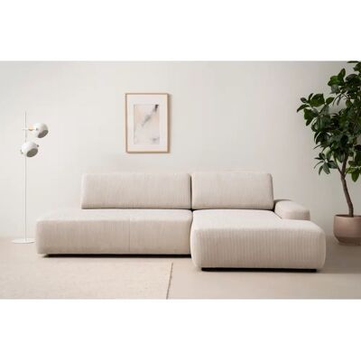 INOSIGN Torge Schlafsofa - L-Form, Cord Velours, Beige INOSIGN Torge Schlafsofa - L-Form, Cord Velours, Beige