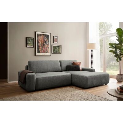 INOSIGN Torge Ecksofa - L-Form, 264cm, Grau INOSIGN Torge Ecksofa - L-Form, 264cm, Grau