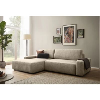 INOSIGN Torge 264cm L-Form Samtvelours Sofa - Sofa INOSIGN Torge 264cm L-Form Samtvelours Sofa - Sofa