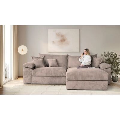 HOME AFFAIRE Soft&Cosy XXL L-Form - Reversibles Ecksofa in Cord HOME AFFAIRE Soft&Cosy XXL L-Form - Reversibles Ecksofa in Cord