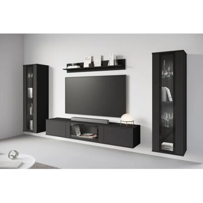 INOSIGN - Caro - graphite schwarz matt - 262x33x142 cm - TV-Lowboard INOSIGN - Caro - graphite schwarz matt - 262x33x142 cm - TV-Lowboard