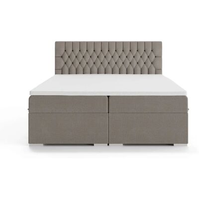 Leonique - ALIY - 140x200 - Braun - Polsterbett Leonique - ALIY - 140x200 - Braun - Polsterbett