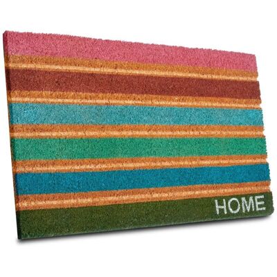 Hanse Home Bunte Streifen Fußmatte - Innen/Außen - Mehrfarbig Hanse Home Bunte Streifen Fußmatte - Innen/Außen - Mehrfarbig