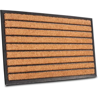 Hanse Home 105935-45X75 tapis de porte - Extérieur, Beige, Noir - Publicité Hanse Home 105935-45X75 tapis de porte - Extérieur, Beige, Noir - Publicité