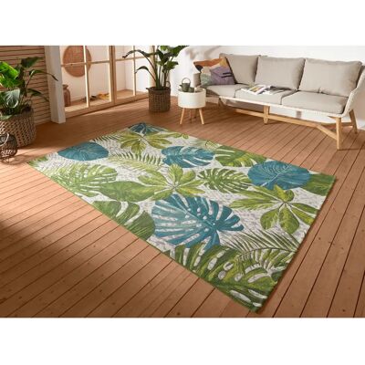 HANSE HOME Tropical Leaves Outdoor-Teppich - Wasserfest, Florales Design, Rechteckig HANSE HOME Tropical Leaves Outdoor-Teppich - Wasserfest, Florales Design, Rechteckig