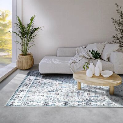Tapis vintage Saveh de ELLE Decoration - 120x160cm - Publicité Tapis vintage Saveh de ELLE Decoration - 120x160cm - Publicité