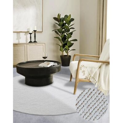 Villeroy & Boch Francois vlněný koberec - 160cm, Ručně tkaný, Bílý Villeroy & Boch Francois vlněný koberec - 160cm, Ručně tkaný, Bílý