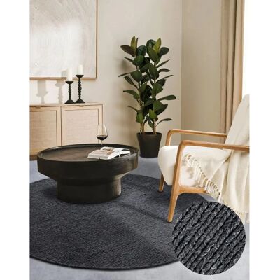 Villeroy & Boch Francois Wollteppich - Handgewebt, 200cm, Anthrazit, 7mm, Wohnzimmer Villeroy & Boch Francois Wollteppich - Handgewebt, 200cm, Anthrazit, 7mm, Wohnzimmer