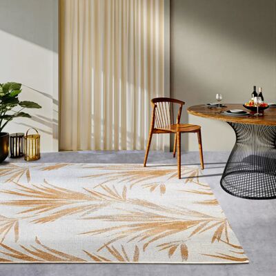 VILLEROY & BOCH Leonie Buitenmat - Weerbestendig, Beige-Goud, 160x235cm VILLEROY & BOCH Leonie Buitenmat - Weerbestendig, Beige-Goud, 160x235cm