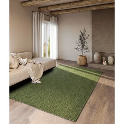 VILLEROY & BOCH Rosalie Jute Vloerkleed - 200x290 cm, Groen, Handgeweven VILLEROY & BOCH Rosalie Jute Vloerkleed - 200x290 cm, Groen, Handgeweven