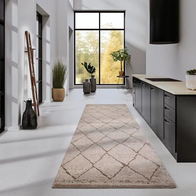 Tapis en Peluche Beige Perrotin - Decoration Elle - Tapis Tapis en Peluche Beige Perrotin - Decoration Elle - Tapis