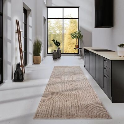 Elle Decoration Chappe Beigeteppich - 80x240cm - Modern, Weich, Strapazierfähig Elle Decoration Chappe Beigeteppich - 80x240cm - Modern, Weich, Strapazierfähig