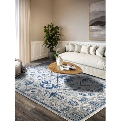 VILLEROY & BOCH Emmanuel Tapis Bleu - Tapis - Publicité VILLEROY & BOCH Emmanuel Tapis Bleu - Tapis - Publicité