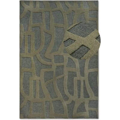 VILLEROY & BOCH Therese Grüner Teppich - Teppich, 200x290 cm - Modern, Polyester Nachhaltig VILLEROY & BOCH Therese Grüner Teppich - Teppich, 200x290 cm - Modern, Polyester Nachhaltig