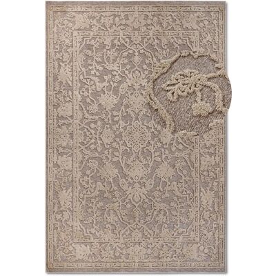 VILLEROY & BOCH Ambroise Teppich aus recyceltem Polyester - Modern, Grau-Beige, 200x290cm VILLEROY & BOCH Ambroise Teppich aus recyceltem Polyester - Modern, Grau-Beige, 200x290cm