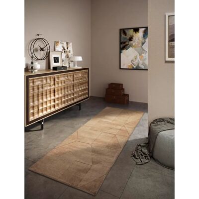 VILLEROY & BOCH Ursule Wollteppich - Geometrisch, Handgewebt, 80x250cm VILLEROY & BOCH Ursule Wollteppich - Geometrisch, Handgewebt, 80x250cm