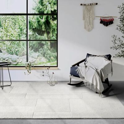 Tapis en laine VILLEROY & BOCH Charlotte - Géométrique, Fait main, Beige - Publicité Tapis en laine VILLEROY & BOCH Charlotte - Géométrique, Fait main, Beige - Publicité